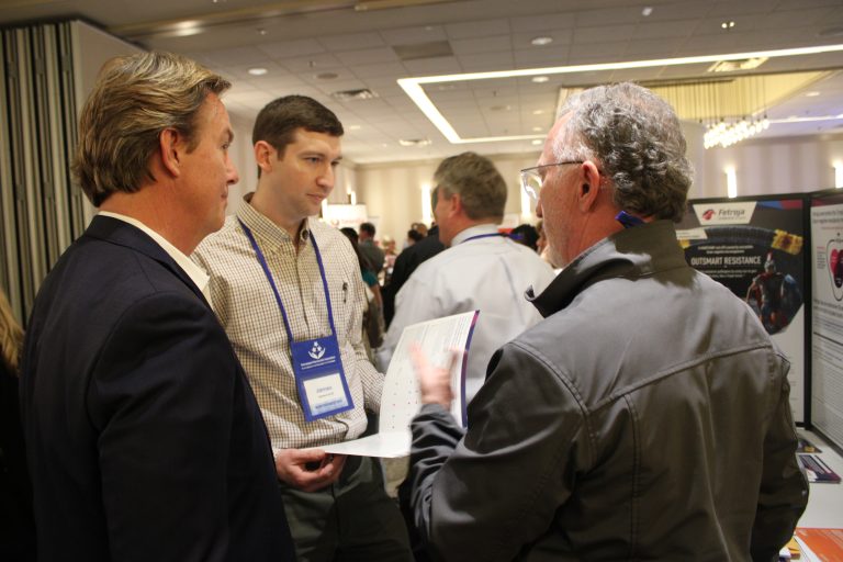 Discussion between attendees